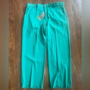 Nike LA Collection Tiger Woods Dri Fit Mens 36x30 Turquoise Golf Pants NWT